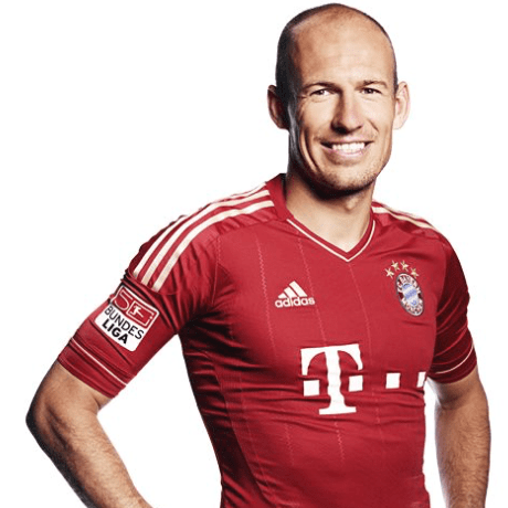 Arjen Robben futbolistas calvos